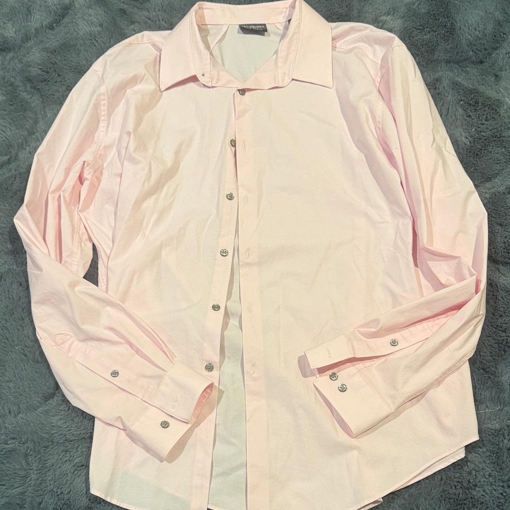 Men's Pink Dress Shirt XL Van Heusen